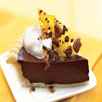 Dark Chocolate Pie with Cocoa Nib Praline image