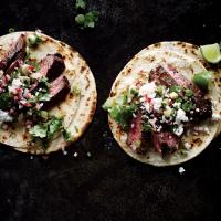 Steak Tacos with Cilantro-Radish Salsa image