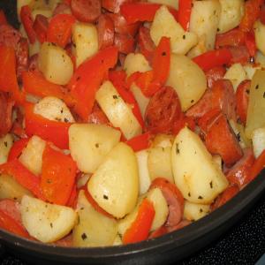 Smoked Sausage and Potatoes image
