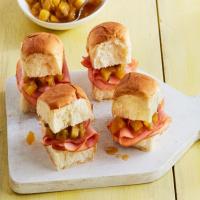 Ham Sliders with Sweet-and-Sour Pineapple Marmalade image