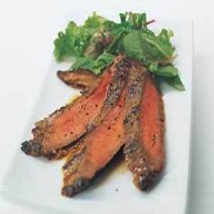 Grilled Flank Steak with Garlic-Shallot-Rosemary Marinade_image