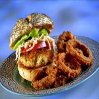 Crab Burgers with Celery Root Remoulade Slaw_image