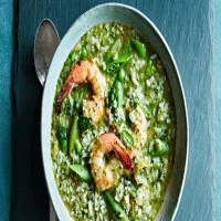Shrimp with Spicy Green Rice image