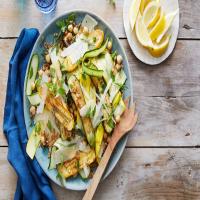 Marinated Zucchini With Farro, Chickpeas and Parmesan_image