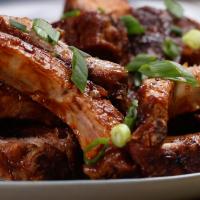 Slow-Roasted Pork Ribs With Maple Bbq Sauce Recipe by Tasty image