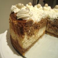 New York Style Marble Cheesecake With Chocolate Crust_image