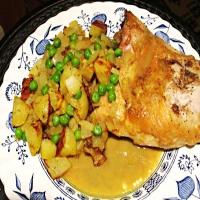 Chicken Curry with Roasted Potatoes image