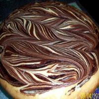 Crustless Chocolate Swirl Cheesecake image
