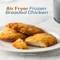Air Fryer Frozen Breaded Chicken Breasts_image