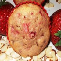 Strawberry Almond Muffins image