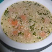 Croatian Turkey Soup With Sour Cream and Dill (Ajngemahtes) image