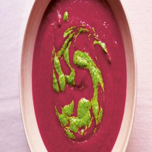 Beet, Rhubarb, and Ginger Soup_image