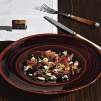 Beet Salad with Cornbread Croutons and Country Ham_image