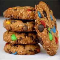 Chewy Gooey Monster Cookies image
