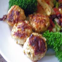 Cheesy Parmesan Chicken or Turkey Meatballs image