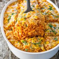 Chicken Enchilada Rice Casserole Recipe - (4.4/5) image