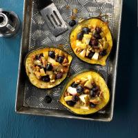 Baked Acorn Squash with Blueberry-Walnut Filling_image