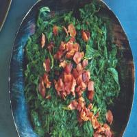 Mustard Greens with Chipotle and Bacon image