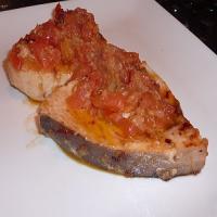 Swordfish with fresh tomato sauce_image