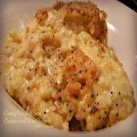 Cheesy Poppy Seed Chicken and Rice Casserole image