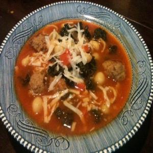Italian Style, Turkey Meat-ball Soup_image