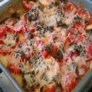 Baked Polenta with Fresh Tomatoes and Parmesan_image