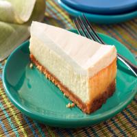 Cheesecake with Sour Cream Topping image