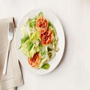 Crab and Avocado Salad with Pancetta image