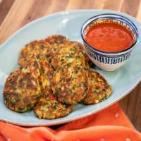 Spinach and Roasted Red Pepper Tofu Croquettes image