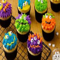 Scary Monster Cupcakes image
