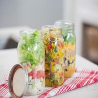 Lemon-Herb Potato and Pasta Mason Jar Salad image