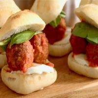 Meatball Sliders with a Twist image