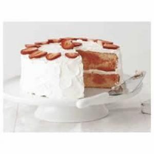 Strawberry Swirl Cake image