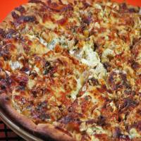 Onion Confit, Walnut and Gorgonzola Pizza image