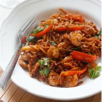 Spicy Chinese Shrimp and Sweet Potato Noodles Recipe - (4.3/5)_image