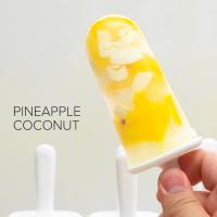 Pineapple Coconut Popsicles Recipe by Tasty_image