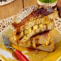 French Toast Panini With Grilled Bananas image