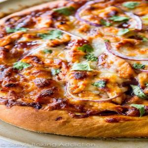 Homemade BBQ Chicken Pizza | Sally's Baking Addiction_image