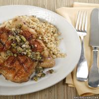 Spatchcocked Cornish Game Hens with Lemon and Olive Relish_image