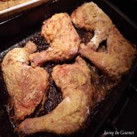 Oven Fried Chicken Legs & Thighs Recipe - (4.5/5)_image