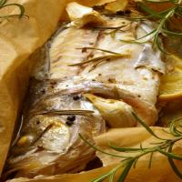 Loup De Mer En Papillote (Baked Sea Bass Wrapped in Paper) image