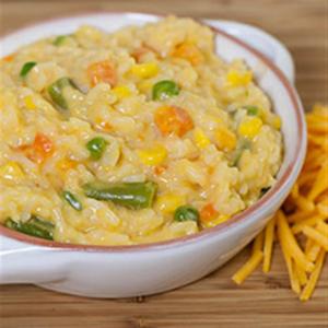 One Pot Easy Cheesy Vegetables and Rice_image