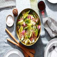 Green Salad with Radishes and Creamy Mustard Dressing image