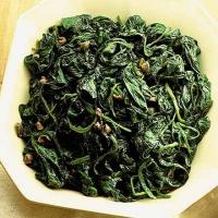 Spinach with brown butter & capers_image