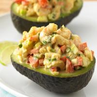 Curry Shrimp Salad Stuffed Avocados Recipe - (4.2/5) image