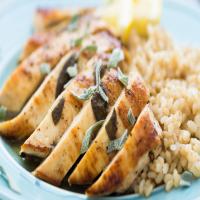 Sautéed Chicken Breasts With Country Ham and Sage Sauce image