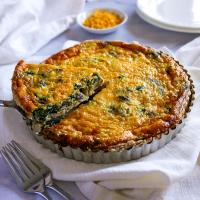 Cheesy Spinach and Mushroom Quiche_image