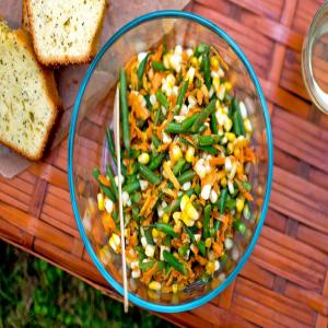 Green Beans, Corn and Carrot Salad_image