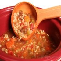 Slow Cooker Vegetable Beef Soup Recipe_image