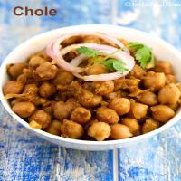 chole recipe | Punjabi chole | Punjabi chana masala | roadside chole |_image